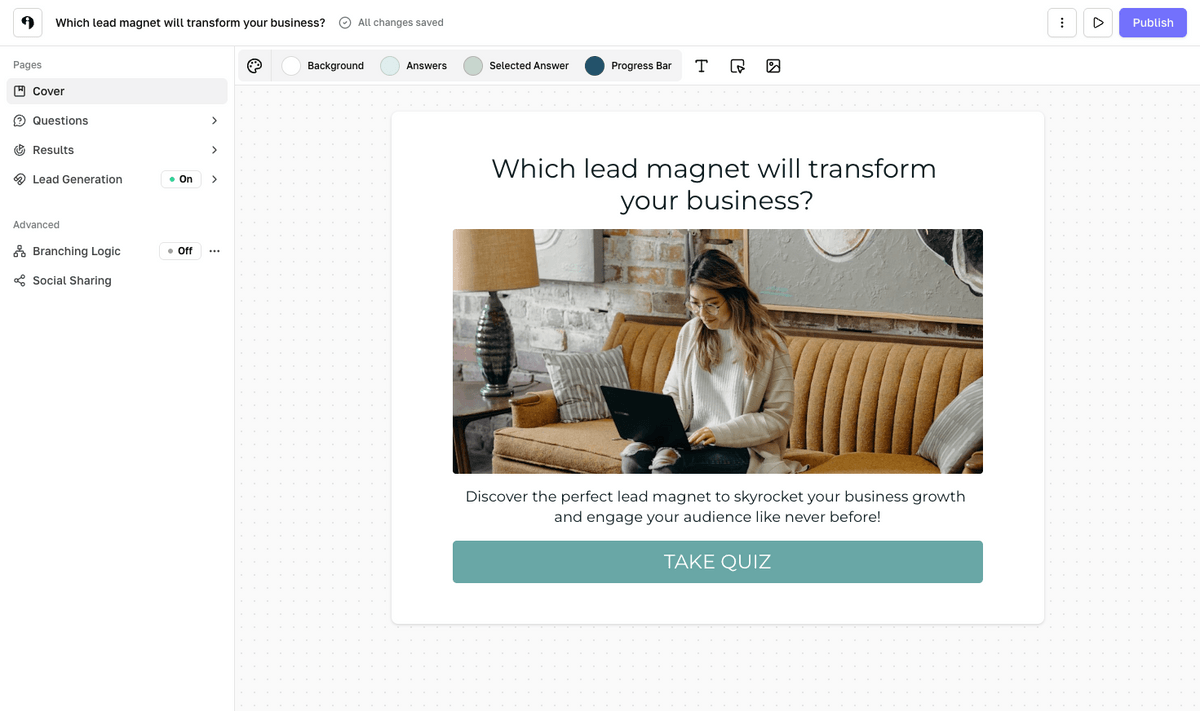 Quiz templates examples